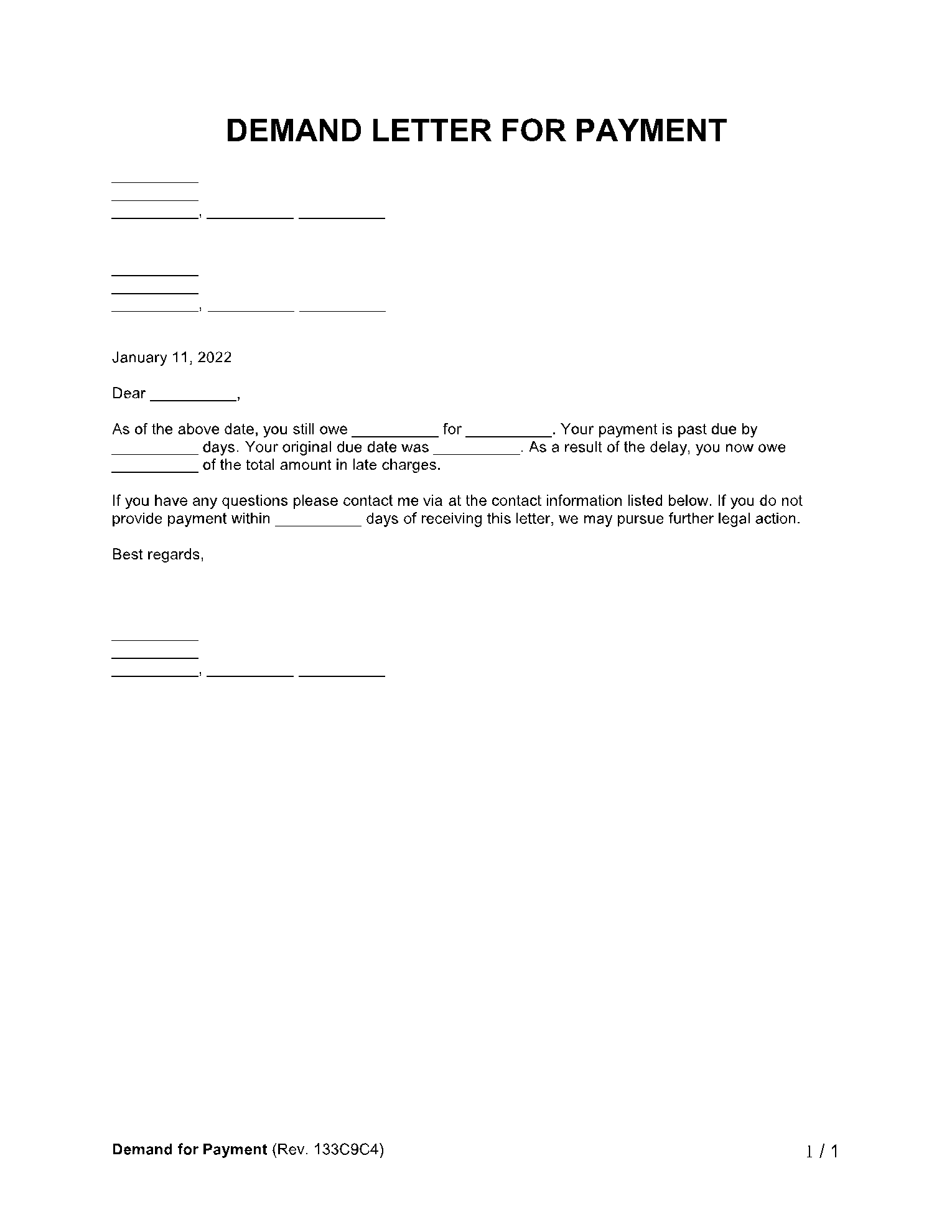 Free Insurance Company Demand Letter Pdf Word Eforms Vrogue co