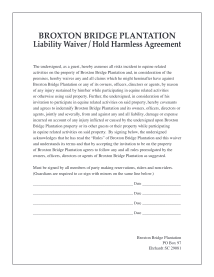 100063763-broxton-bridge-plantation-liability-waiver-hold-harmless