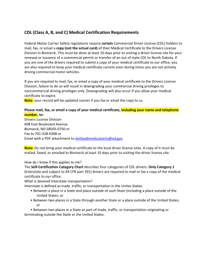 100099159-fillable-self-certification-form-for-north-dakota-cdl-holders-dot-nd