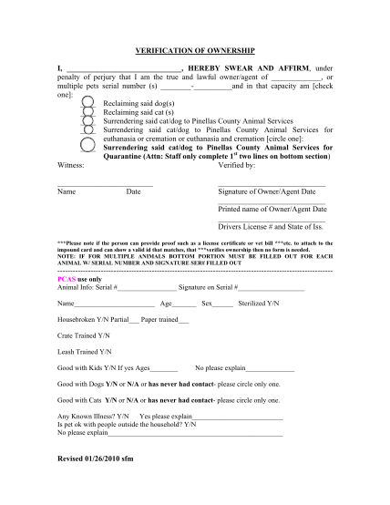 112 Pet Adoption Forms Template Pdf page 7 Free to Edit Download