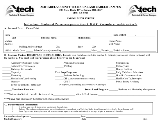100476825-download-enrollment-form-a-tech-atech