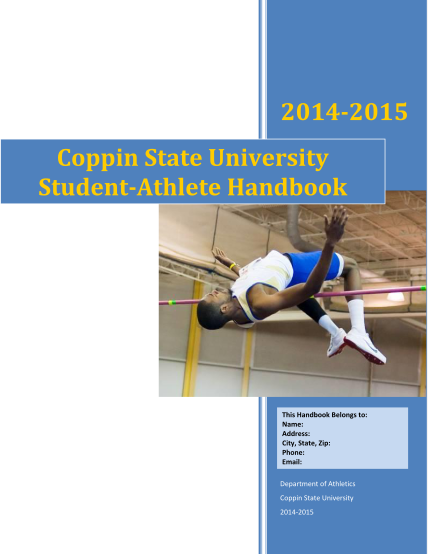 100603230-student-athlete-handbook-coppin-state-university-athletics