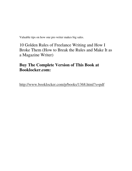100693304-10-golden-rules-of-lance-writing-and-how-i-broke-them-how-to-break-the-rules-and-make-it-as-a-magazinewriter-sample-chapters