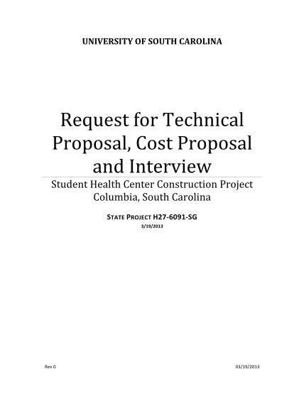 100931477-request-for-technical-proposal-cost-proposal-and-interview-student-health-center-construction-project-columbia-south-carolina