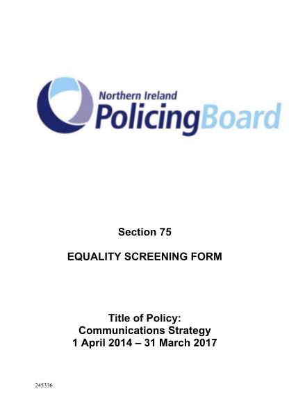 101215205-screening-report-on-communications-strategy-2014-17-northern