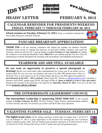 101265872-heads-letter-february-9-2012-calendar-reminder-for-presidents-weekend-friday-february-17-through-february-20-2012-schoolresumesontuesdayfebruary212012