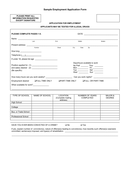 101271343-sample-employment-application-form-please-print-all-information-requested-except-signature-application-for-employment-applicants-may-be-tested-for-illegal-drugs-please-complete-pages-15