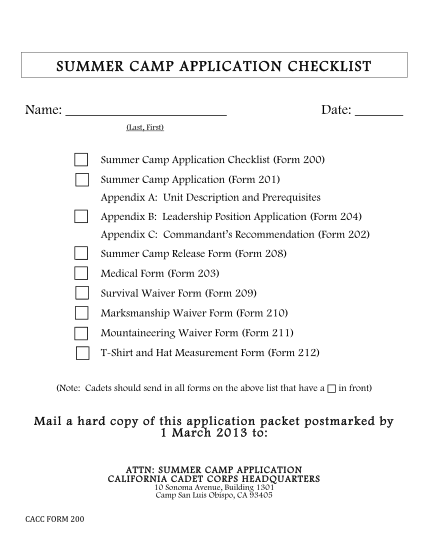 101391668-summer-camp-check-listdocdocx