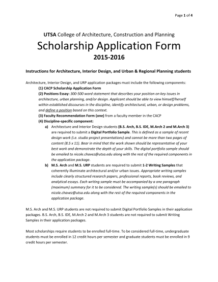 101501098-2015-16-cacp-scholarship-application-form-utsa-college-of-cacp-utsa