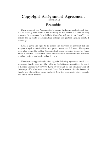 101528259-copyright-assignment-agreement-bacula-bacula
