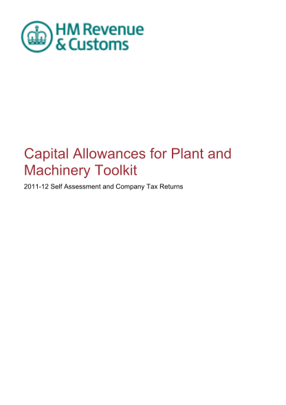 101596732-capital-allowances-for-plant-and-machinery-toolkit-capital-allowances-for-plant-and-machinery-toolkit