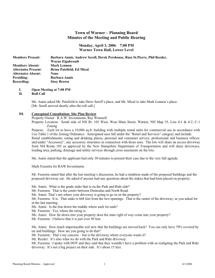 101993435-town-of-warner-planning-board-minutes-of-the-meeting-and-public-warner-nh
