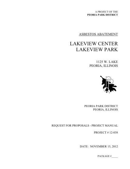 102201312-rfp-asbestos-abastement-lakeview-center-peoria-park-district