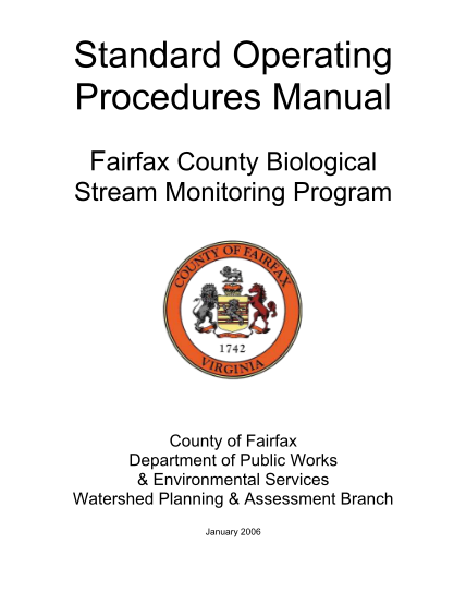 102456911-standard-operating-procedures-manual-for-fairfax-county-biological-stream-monitoring-program-fairfaxcounty
