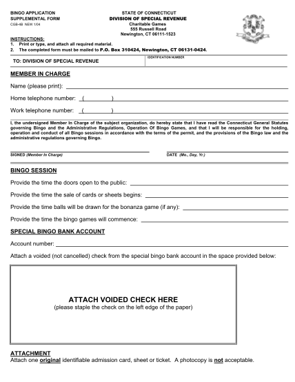 102612-cgb-4b_bingo_supple-mental_jan04_sc-reenfillable-application-for-a-permit-to-state-of-connecticut-state-connecticut-ct
