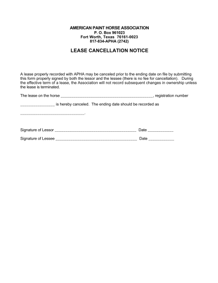 102980582-lease-cancellation-notice-press-american-paint-horse-association