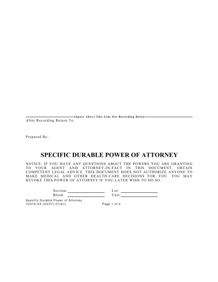 10364-fillable-specific-durable-power-of-attorney-1u015-xx-form