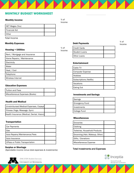 104045016-monthly-budget-worksheet-for-period-one-stop-home-onestop-umn