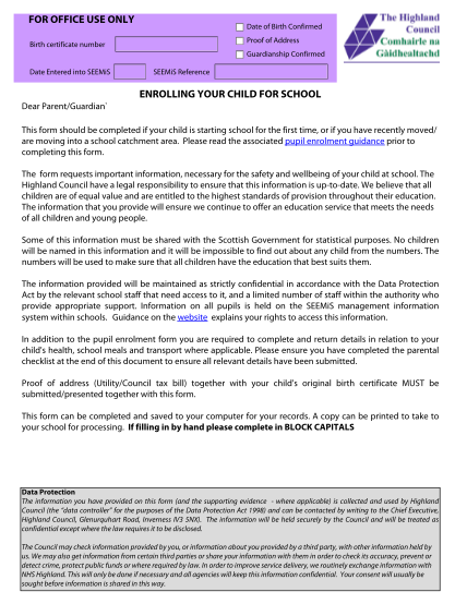 104046247-enrolling-your-child-for-school-2015-pdf-33715-highland-council-highland-gov