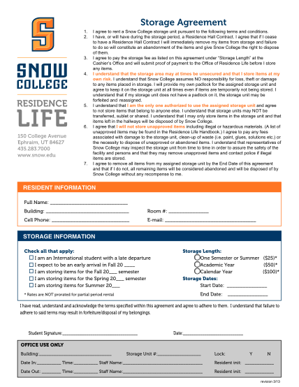 104401199-storage-agreement-snow-college-snow
