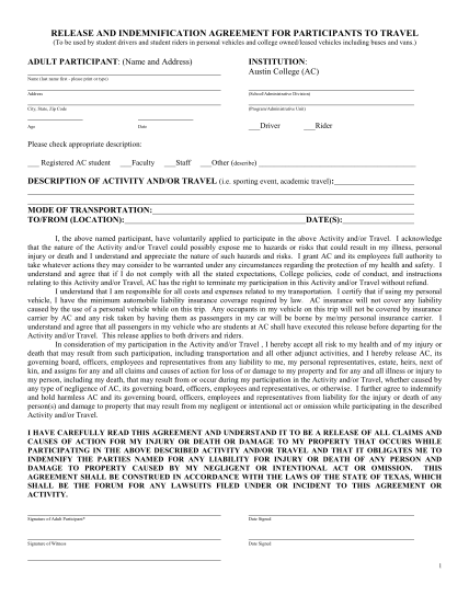 104768610-release-and-indemnification-agreement-for-participants-to-travel-austincollege