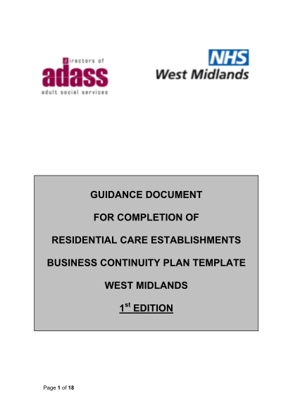 104913428-guidance-document-for-completing-bcm-plan-template-for-residential-care-establishments-west-midlands-1st-edi-walsall-gov