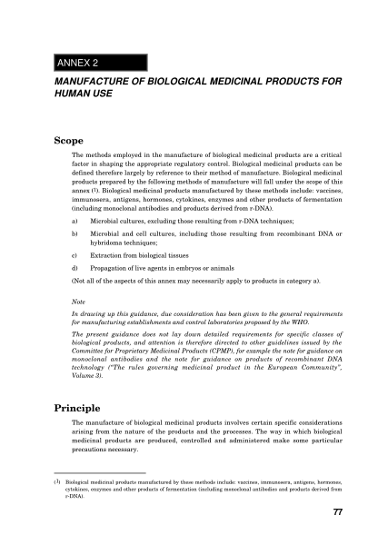 105199006-annex-2-manufacture-of-biological-medicinal-products-for-human-use