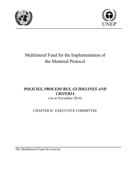 105310354-policy73-chapterii-multilateral-fund-for-the-implementation-of-the-multilateralfund