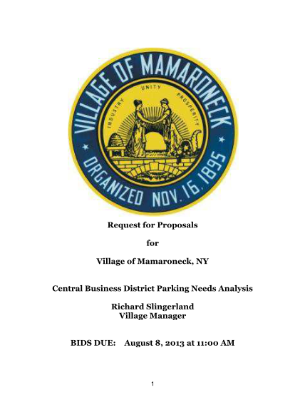 105470506-request-for-proposals-for-village-of-mamaroneck-ny-central-business-district-parking-needs-analysis-richard-slingerland-village-manager-bids-due-august-8-2013-at-1100-am-1-request-for-proposals-rfp-consultant-services-downtown-area