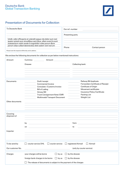 105995723-presentation-of-documents-for-collection-deutsche-bank