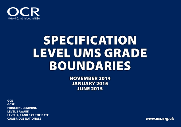 106142181-specification-level-ums-grade-boundaries-specification-level-ums-grade-boundaries