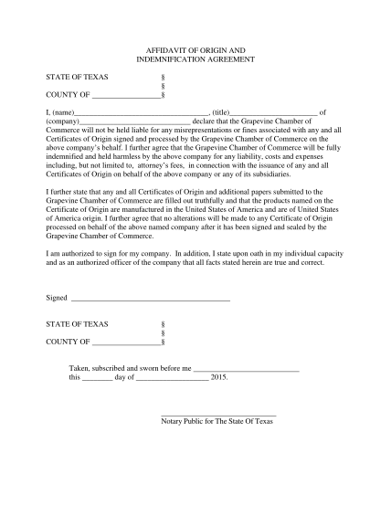 106509464-affidavit-of-origin-and-indemnification-agreement
