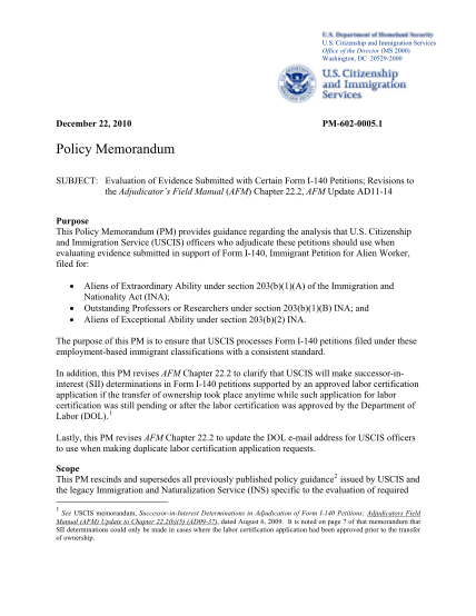 106823401-evaluation-of-evidence-submitted-with-certain-form-i-140-uscis