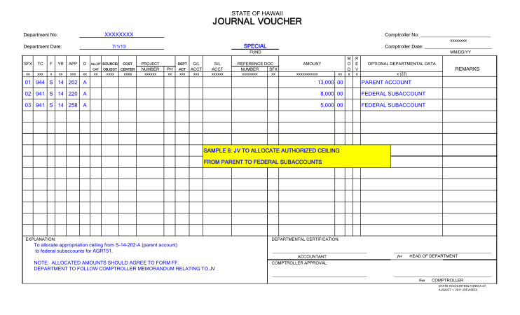 106849241-journal-voucher-jv-to-allocate-authorized-ceiling-from-parent-to-federalawards-hawaii