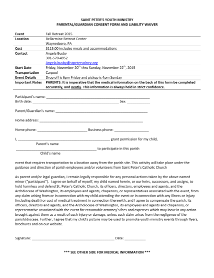106902658-fall-retreat-permission-slip-st-peters-youth-ministry
