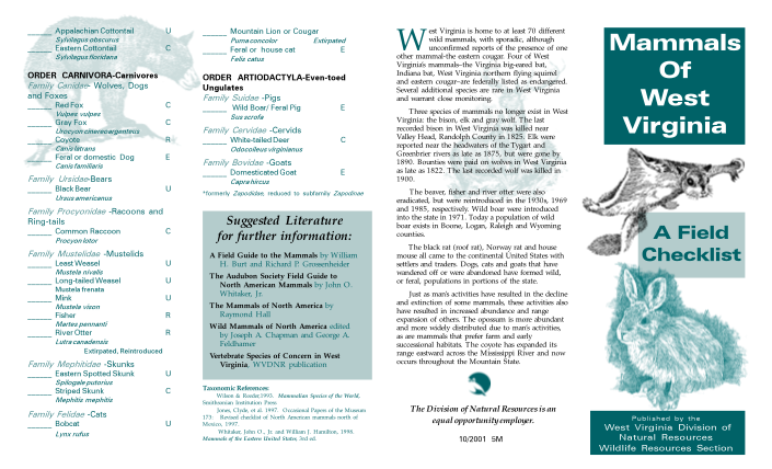 107294595-mammals-brochure-west-virginia-division-of-natural-resources-wvdnr