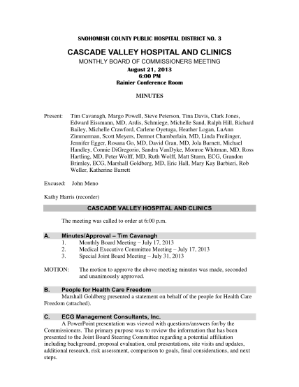 107388786-board-meeting-minutes-082113-cascade-valley-hospital-cascadevalley