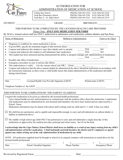 107821609-authorization-for-administration-of-medication-at-school-clallam-bay-school-neah-bay-elementary-school-neah-bay-jr-capeflattery-wednet