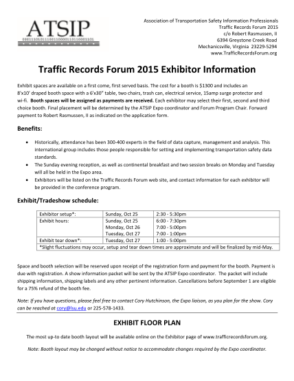 107997055-traffic-records-forum-2015-exhibitor-information-2015-traffic