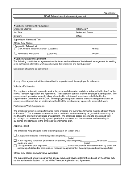 1082622-fillable-telework-application-pdf-form-wfm-noaa