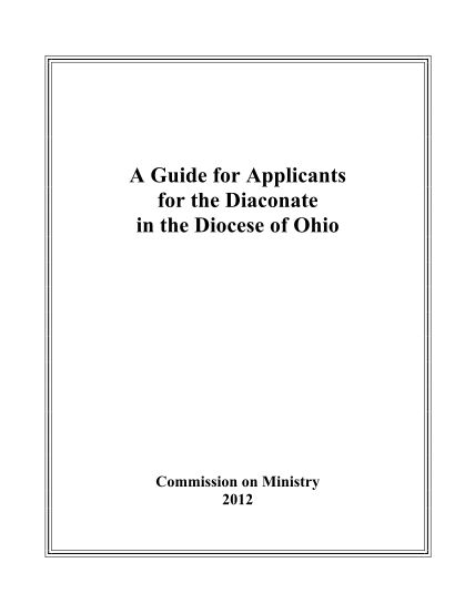 108433710-a-guide-for-applicants-for-the-diaconate-in-the-diocese-of-ohio