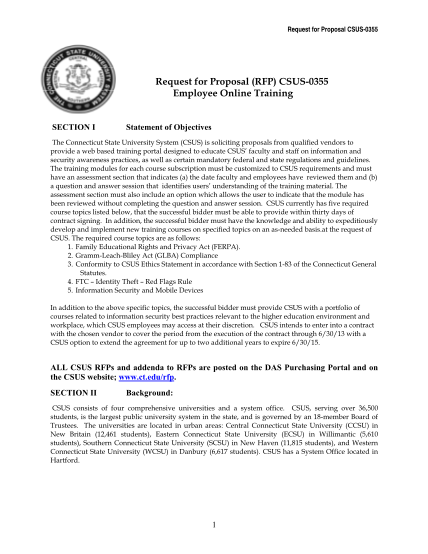 108703456-request-for-proposal-csus0355-request-for-proposal-rfp-csus0355-employee-online-training-section-i-statement-of-objectives-the-connecticut-state-university-system-csus-is-soliciting-proposals-from-qualified-vendors-to-provide-a-web