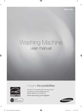 109111032-wf511ab-washing-machine-user-manual-imagine-the-possibilities-thank-you-for-purchasing-this-samsung-product