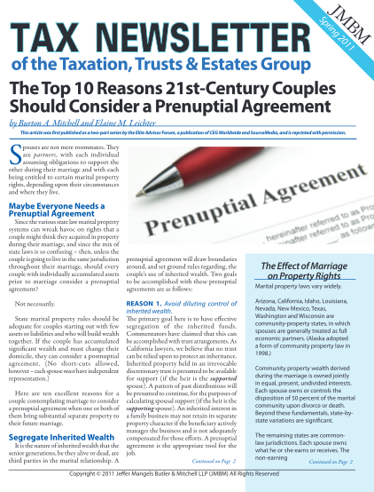 11034-tax-newslette-rspring11-of-the-taxation-trusts-estates-group-the-top-10-reasons-21st--sample-prenuptial-agreement