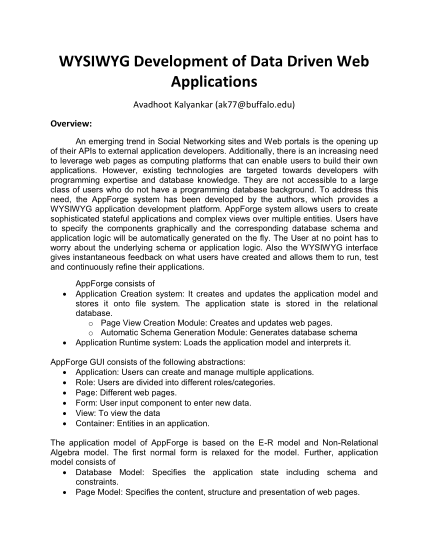 1106199-fillable-wysiwyg-development-of-data-driven-web-applications-form-cse-buffalo