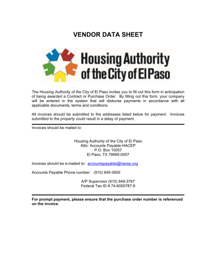 110892191-vendor-data-sheet-excel-fp-housing-authority-of-the-city-of-el-paso