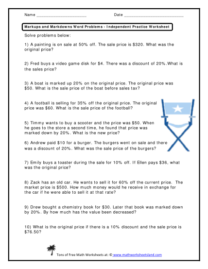 110993798-markups-and-markdowns-word-problems-matching-worksheet-answer-key