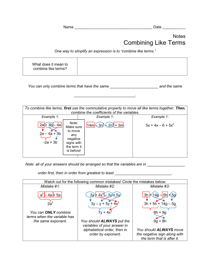 110994116-combine-like-terms-pdf