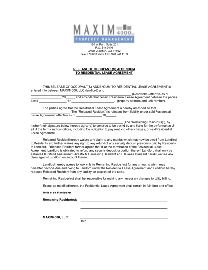 111080610-release-of-occupant-s-addendum-to-residential-lease-agreement