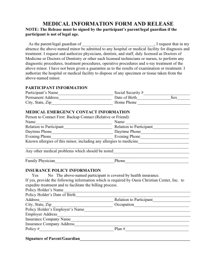 111613020-medical-information-form-and-release-waiver-of-liability
